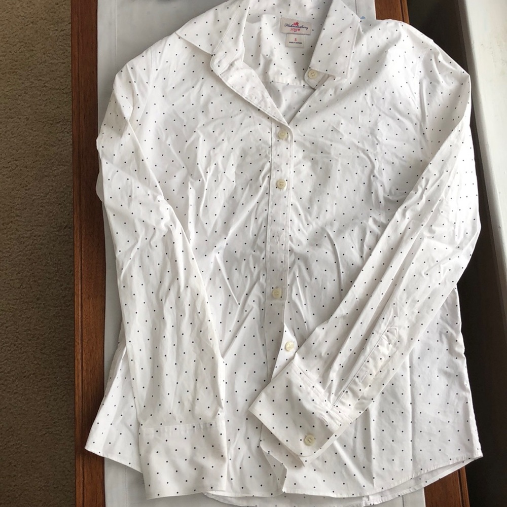 J. Crew Polkadot Button Down Blouse - Picture 2 of 4